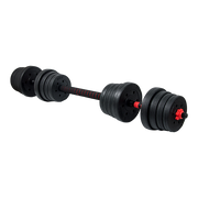 30kg Adjustable Rubber Dumbbell Set Barbell Home GYM Exercise Weights V63-834271