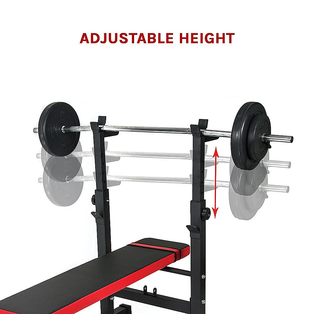 Folding Flat Weight Lifting Bench Body Workout Exercise Machine Home Fitness V63-834301