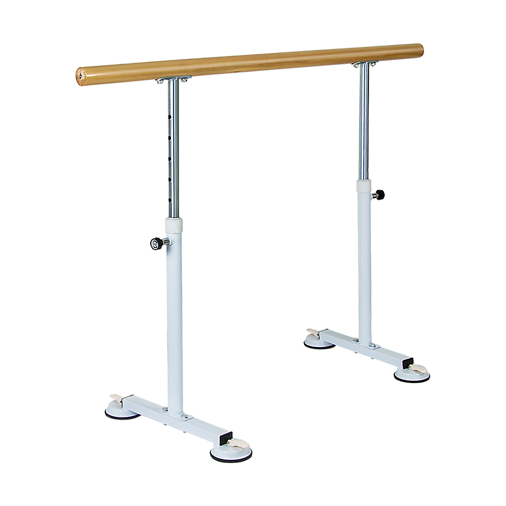 Wooden Portable Ballet Bar Stretch Barre Dance Bar 1.5M Freestanding Ballet Bar V63-834331