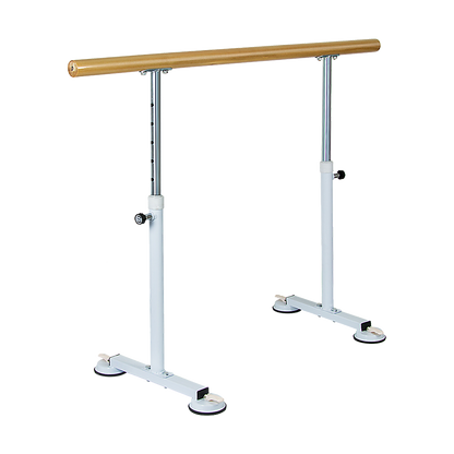 Wooden Portable Ballet Bar Stretch Barre Dance Bar 1.5M Freestanding Ballet Bar V63-834331