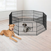 24" 8 Panel Pet Dog Playpen Puppy Exercise Cage Enclosure Fence Play Pen V63-834381