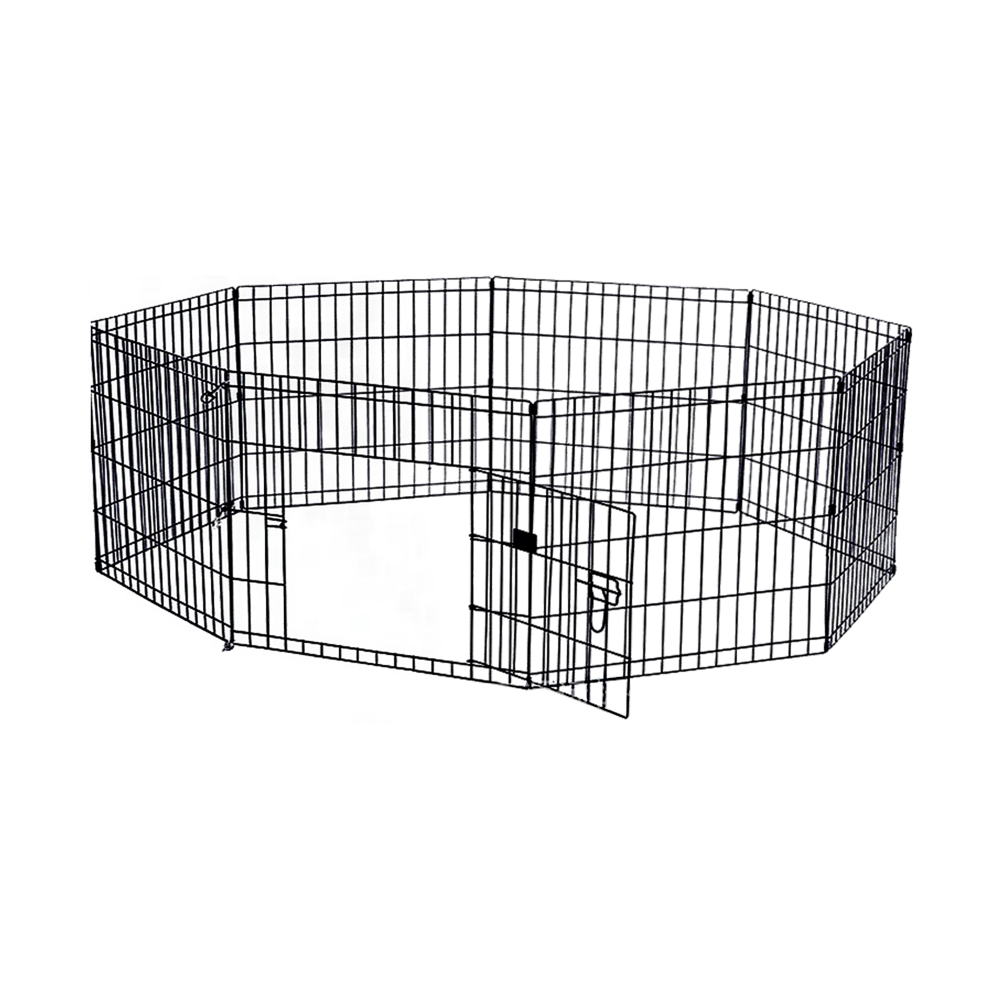 24" 8 Panel Pet Dog Playpen Puppy Exercise Cage Enclosure Fence Play Pen V63-834381