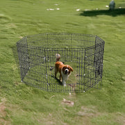 24" 8 Panel Pet Dog Playpen Puppy Exercise Cage Enclosure Fence Play Pen V63-834381