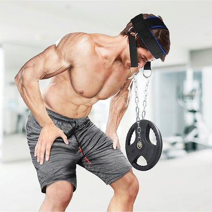 Head Harness Neck Support Weightlifting Strap for Strength Training V63-834521