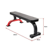 Fitness Flat Bench Weight Press Gym Home Strength Training Exercise V63-834531