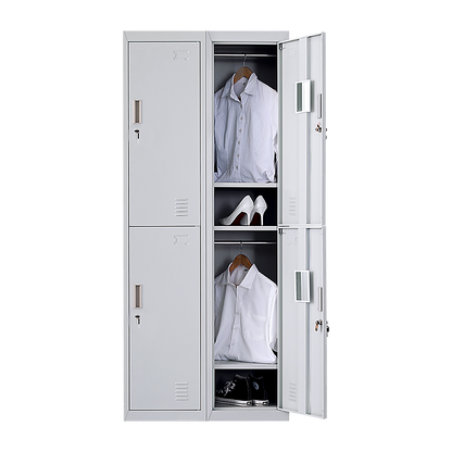Four-Door Office Gym Shed Storage Locker V63-834571
