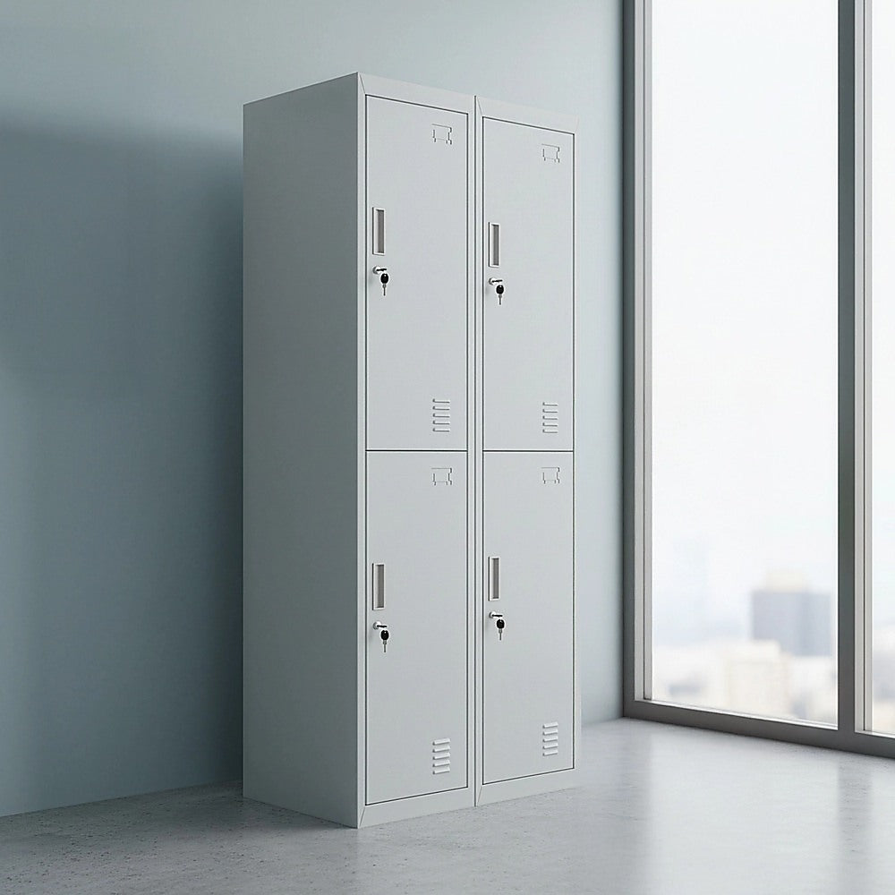 Four-Door Office Gym Shed Storage Locker V63-834571