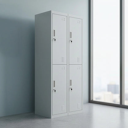 Four-Door Office Gym Shed Storage Locker V63-834571