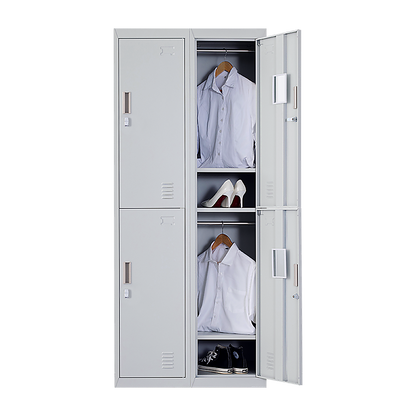 Four-Door Office Gym Shed Storage Locker V63-834581