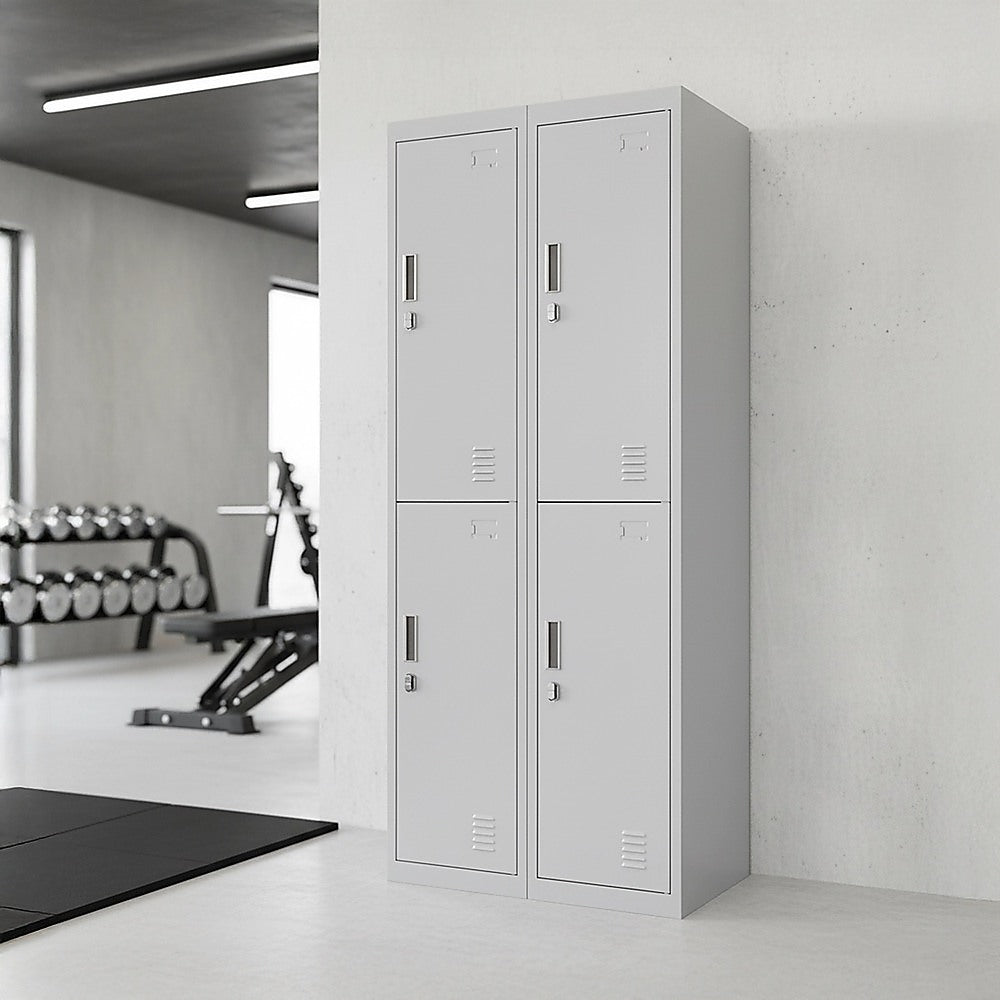 Four-Door Office Gym Shed Storage Locker V63-834581