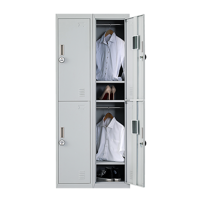 Four-Door Office Gym Shed Storage Locker V63-834601