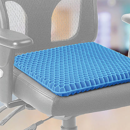 Gel Chair Seat Cushion For Lower Back Pain Pressure Relief Wheelchair Car Office V63-834711