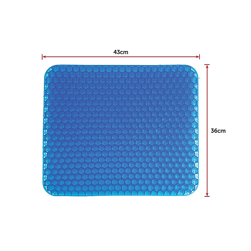 Gel Chair Seat Cushion For Lower Back Pain Pressure Relief Wheelchair Car Office V63-834711