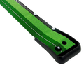 Indoor Practice Putting Green 2.5m Mat Inclined Ball Return Fake Grass 2 Holes V63-834791