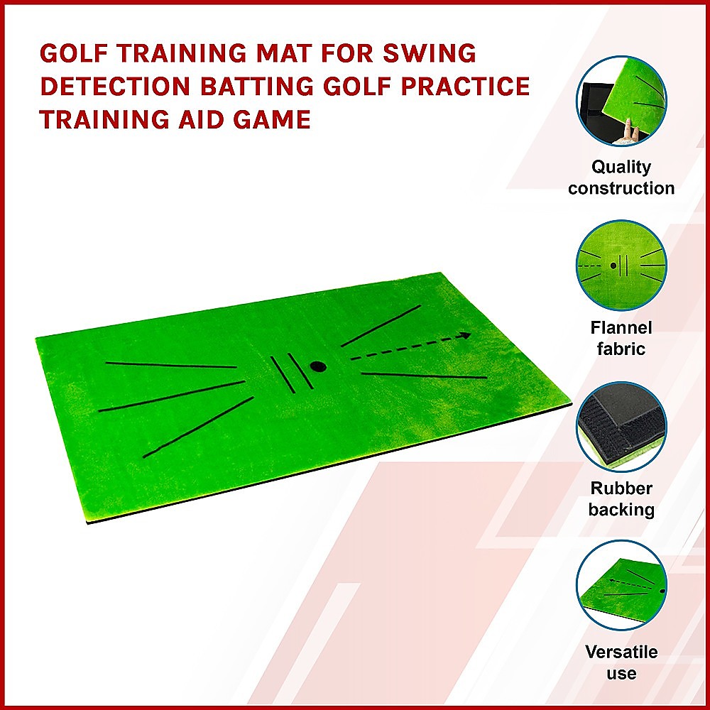 Golf Training Mat for Swing Detection Batting Golf Practice Training Aid Game V63-834801