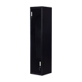 Black Two-Door L-shaped Office Gym Shed Storage Lockers V63-835071