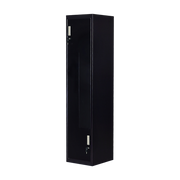 Black Two-Door L-shaped Office Gym Shed Storage Lockers V63-835071