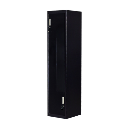 Black Two-Door L-shaped Office Gym Shed Storage Lockers V63-835071