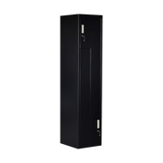 Black Two-Door L-shaped Office Gym Shed Storage Lockers V63-835071