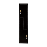 Black Two-Door L-shaped Office Gym Shed Storage Lockers V63-835081