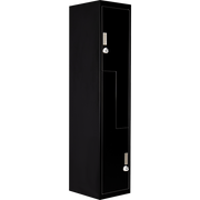 Black Two-Door L-shaped Office Gym Shed Storage Lockers V63-835091
