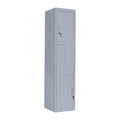 Grey Two-Door L-shaped Office Gym Shed Storage Lockers V63-835111