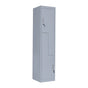 Grey Two-Door L-shaped Office Gym Shed Storage Lockers V63-835111
