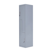 Grey Two-Door L-shaped Office Gym Shed Storage Lockers V63-835111