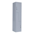 Grey Two-Door L-shaped Office Gym Shed Storage Lockers V63-835121