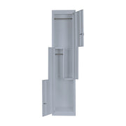 Grey Two-Door L-shaped Office Gym Shed Storage Lockers V63-835121