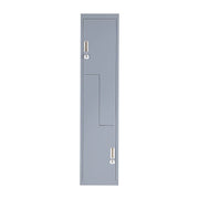 Grey Two-Door L-shaped Office Gym Shed Storage Lockers V63-835131