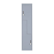 Grey Two-Door L-shaped Office Gym Shed Storage Lockers V63-835141