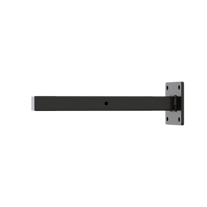 20cm Floating Shelf Brackets Industrial Metal Shelving Supports 4-Pack - Black V63-835211