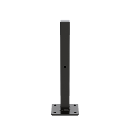 20cm Floating Shelf Brackets Industrial Metal Shelving Supports 4-Pack - Black V63-835211