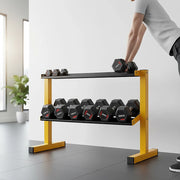 2 Tier Dumbbell Rack for Dumbbell Weights Storage V63-835241