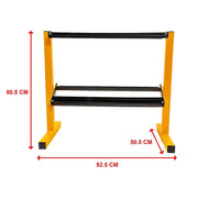 2 Tier Dumbbell Rack for Dumbbell Weights Storage V63-835241