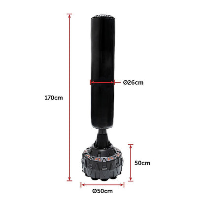 170cm Free Standing Boxing Punching Bag Stand MMA UFC Kick Fitness V63-835251