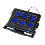 Laptop Cooling Pad with Adjustable Fan Stand – Fits 11" to 17" Notebooks