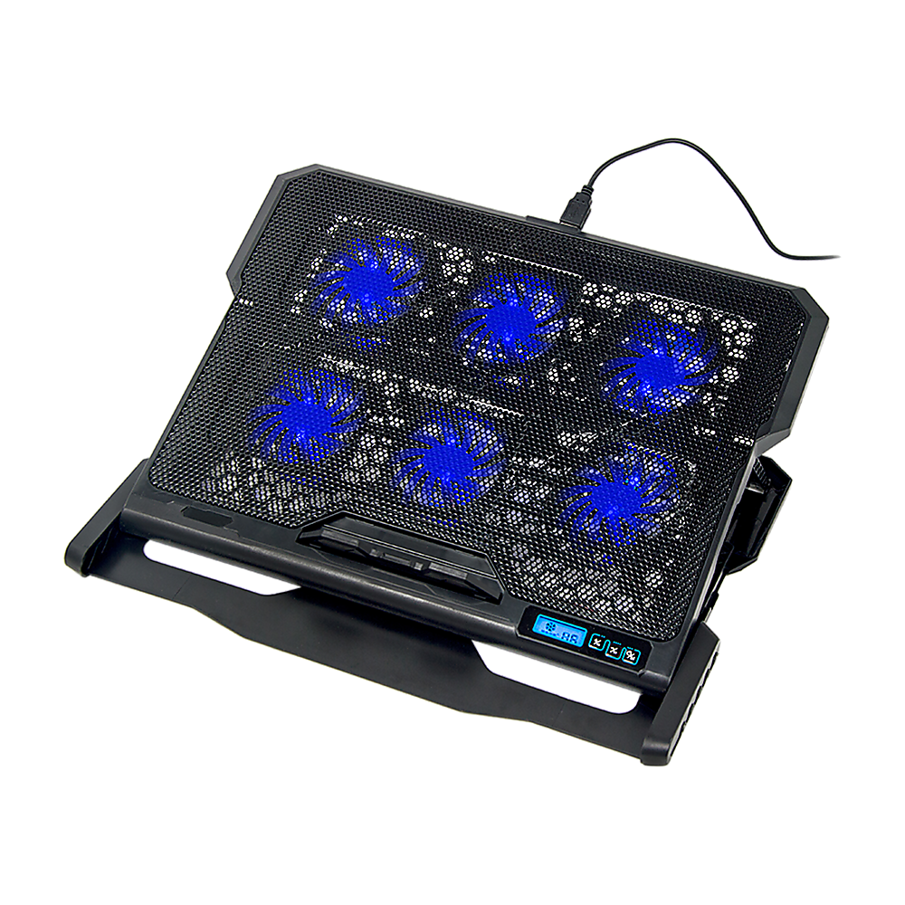 Laptop Cooling Pad with Adjustable Fan Stand – Fits 11" to 17" Notebooks