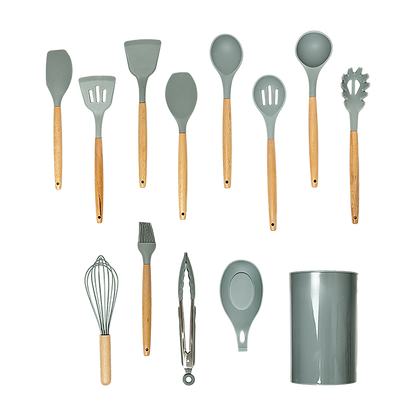 13x Kitchen Utensils for Cooking Baking Silicone Set V63-835321
