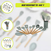 13x Kitchen Utensils for Cooking Baking Silicone Set V63-835321