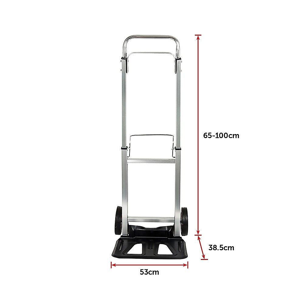 100kg Trolley Folding Hand Truck Sack Barrow V63-835361