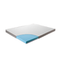 Double Cooling Gel Memory Foam Mattress Topper - CertiPUR-US Certified Foam V63-835401