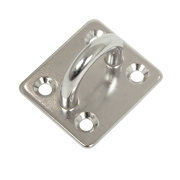 4X M6 304 Stainless Steel Oblong Pad Eye Plate Marine Hardware Staple Hook V63-835421