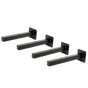 20cm Floating Shelf Brackets Industrial Metal Shelving Supports 4-Pack V63-835491