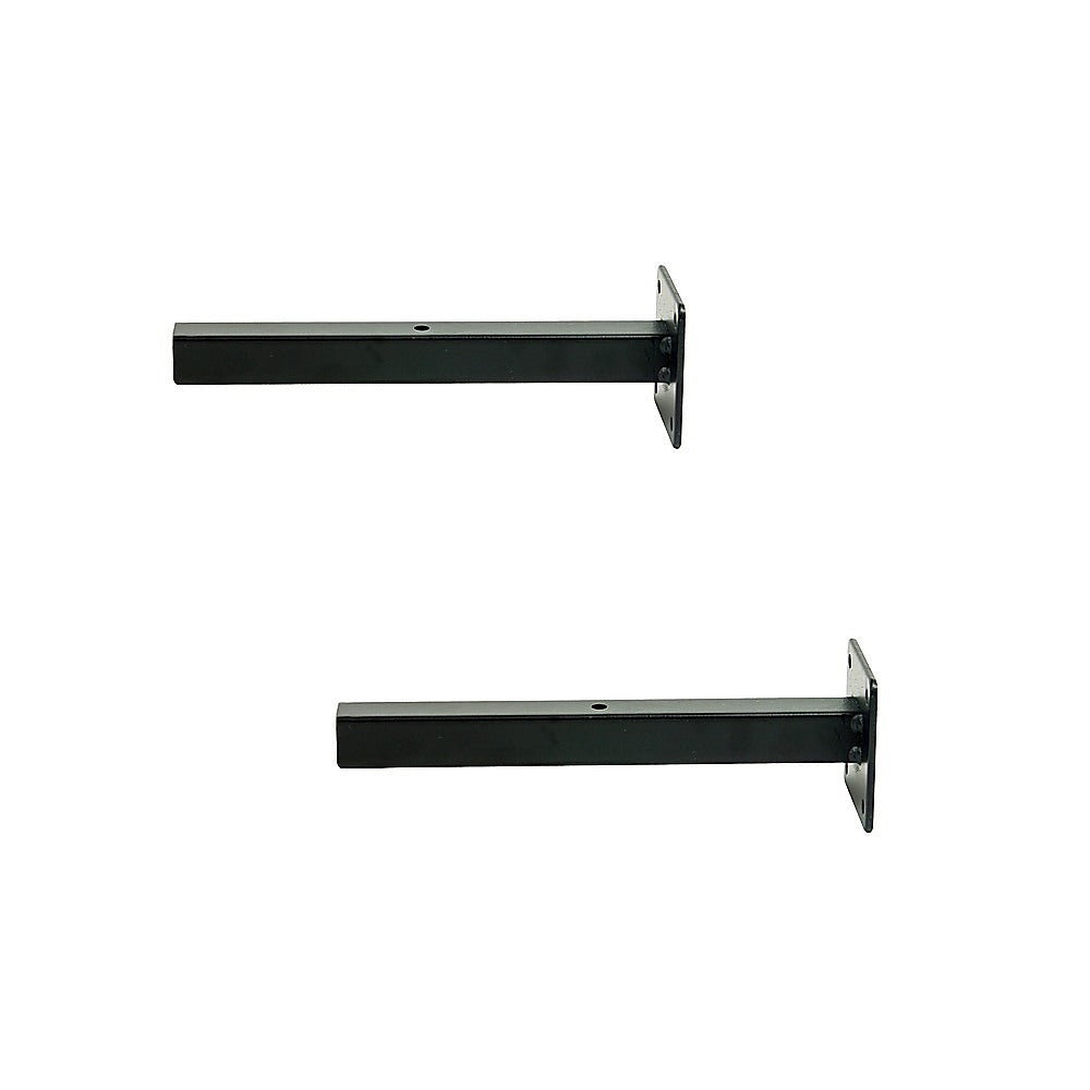 20cm Floating Shelf Brackets Industrial Metal Shelving Supports 4-Pack V63-835491