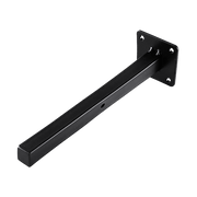 20cm Floating Shelf Brackets Industrial Metal Shelving Supports 4-Pack V63-835491