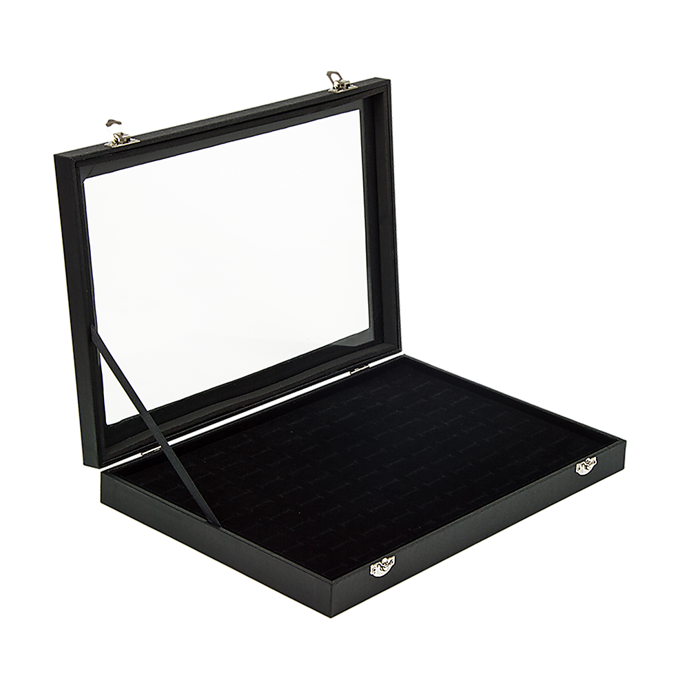 100 Slot Earring Ring Holder Jewellery Necklace Display Storage Gift Box Showcase For Organised Collection V63-835501