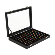 100 Slot Earring Ring Holder Jewellery Necklace Display Storage Gift Box Showcase For Organised Collection V63-835501