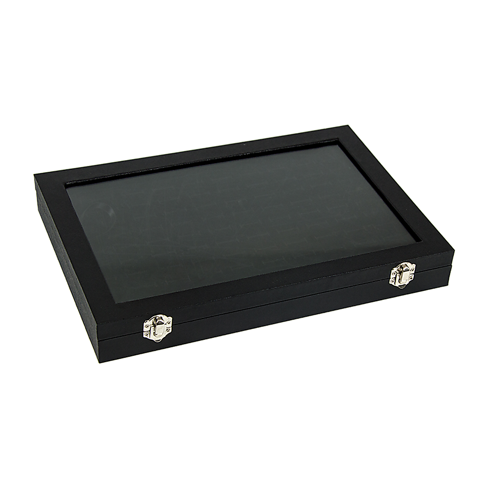 100 Slot Earring Ring Holder Jewellery Necklace Display Storage Gift Box Showcase For Organised Collection V63-835501